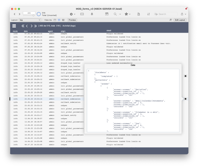 Activity Logs