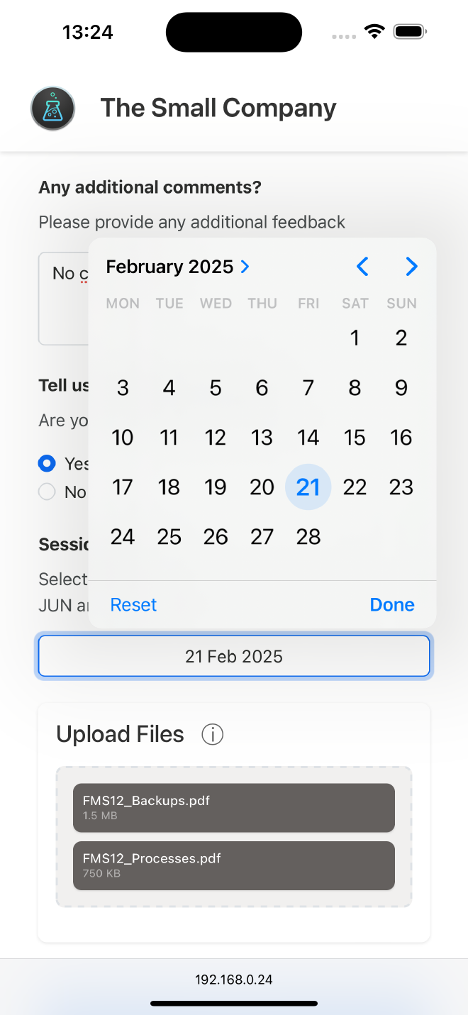 iPhone 15 Form Selection
